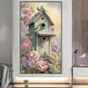 (45*75cm)Flower Birdhouse - Full Square Drill Diamond Painting