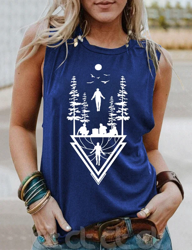 Running Up That Hill Stranger Things Tank