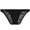 Men's Sexy Low Waist Ice Silk Transparent Ultra-Thin Breathable U-Convex Briefs