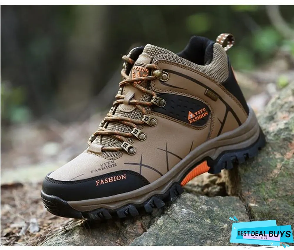 Men Winter Snow Boots Super Warm Men's Boots Waterproof Sneakers Outdoor Male Hiking Boots Work Shoes