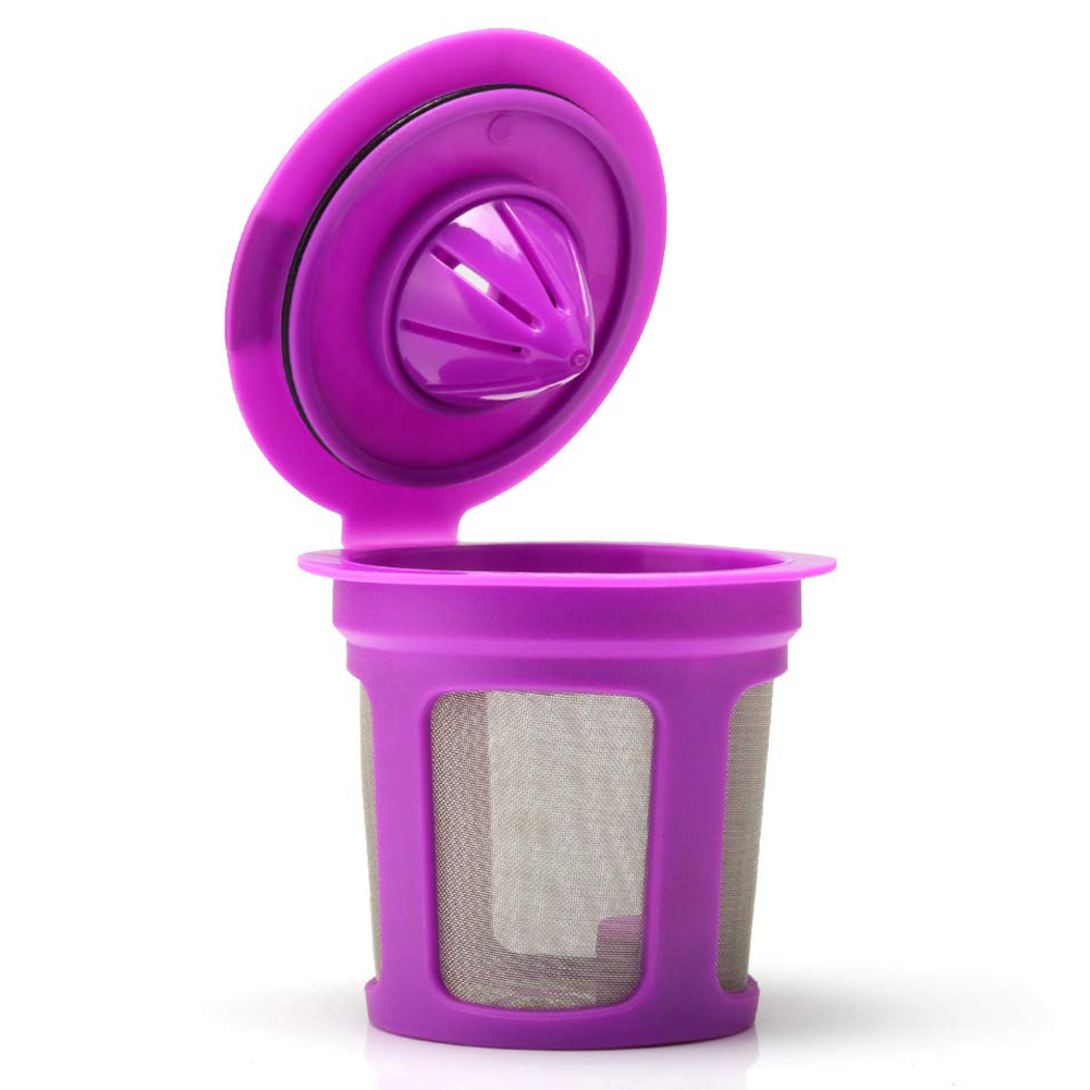 

Coffee Filter Capsule Plastic Reusable Cycle Filter Cup Kitchen Accessories, Purple, 501 Original