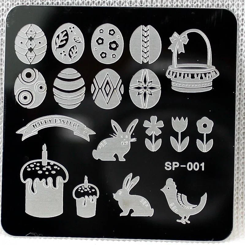 Nail Stamping Plates Cartoon Stamping Plate  SP Design Nail Art Image Plate Equipment Stamp Stamping Plates Manicure Template