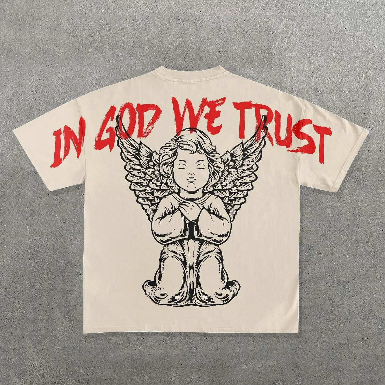 In God We Trust Graphic Cotton T-Shirt - Sopula｜Premium Graphic Tees & Graphic Clothing