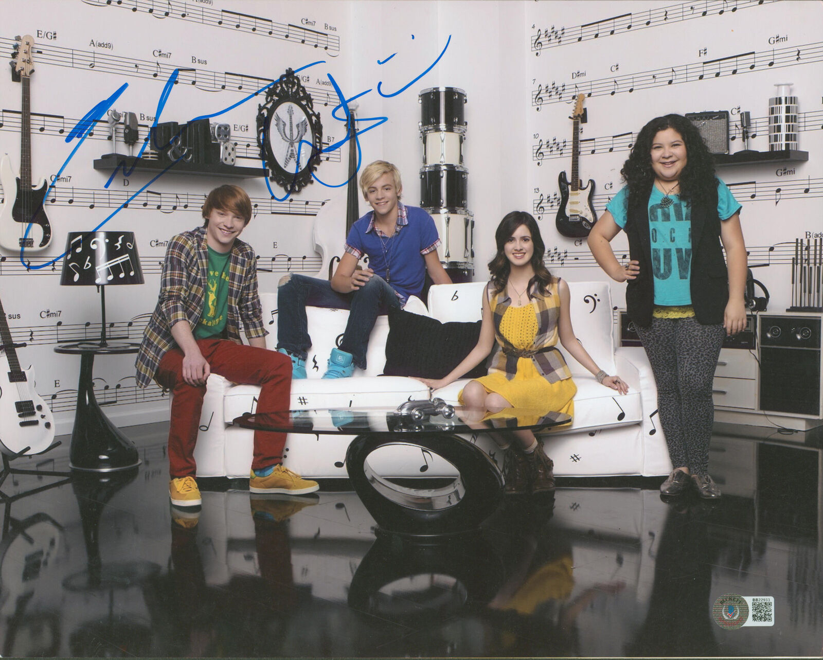 Calum Worthy Austin & Ally Authentic Signed 11x14 Photo Poster painting Autographed BAS #BB22933