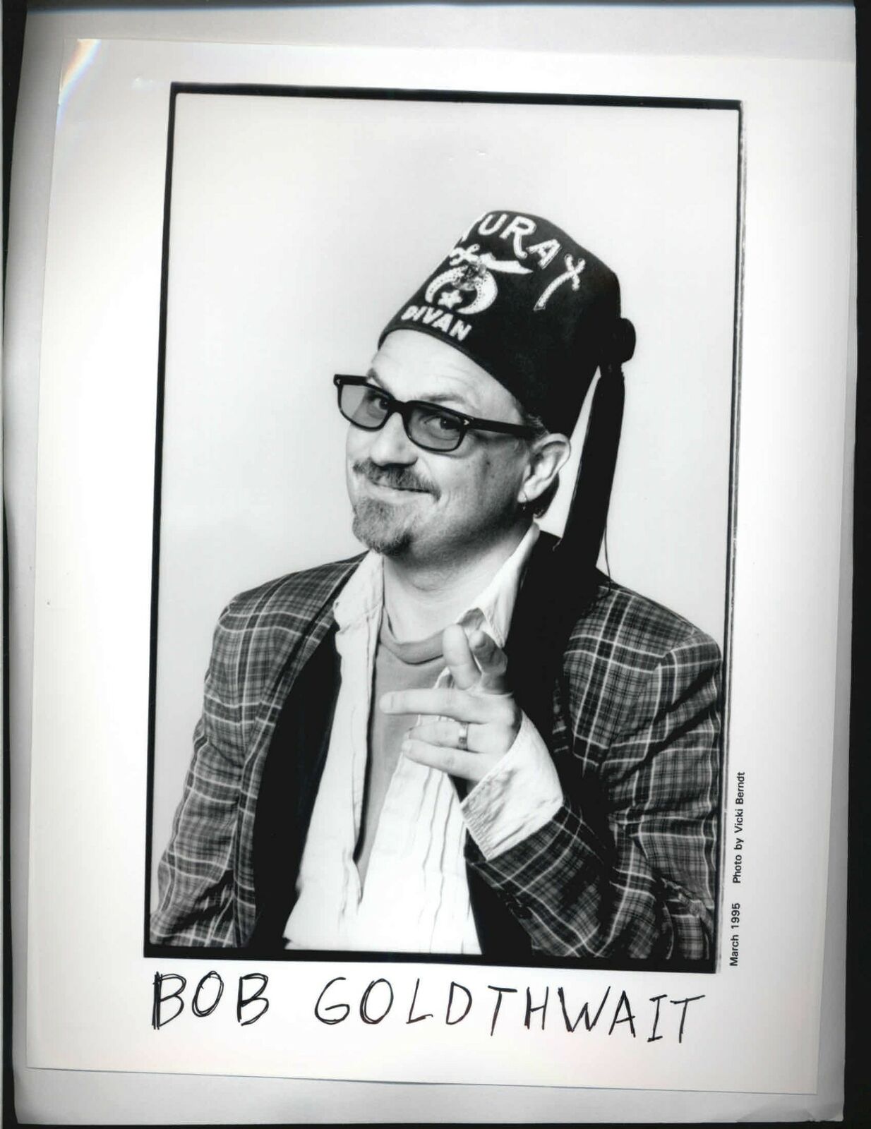 Bobcat Goldthwait - 8x10 Headshot Photo Poster painting w/ Resume - Police Academy RARE