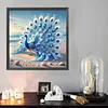 Diamond Painting -DIY Round Drill Peacock(40x40cm)