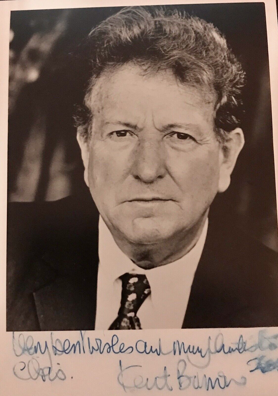 KEITH BARRON (DUTY ) SIGNED Photo Poster painting