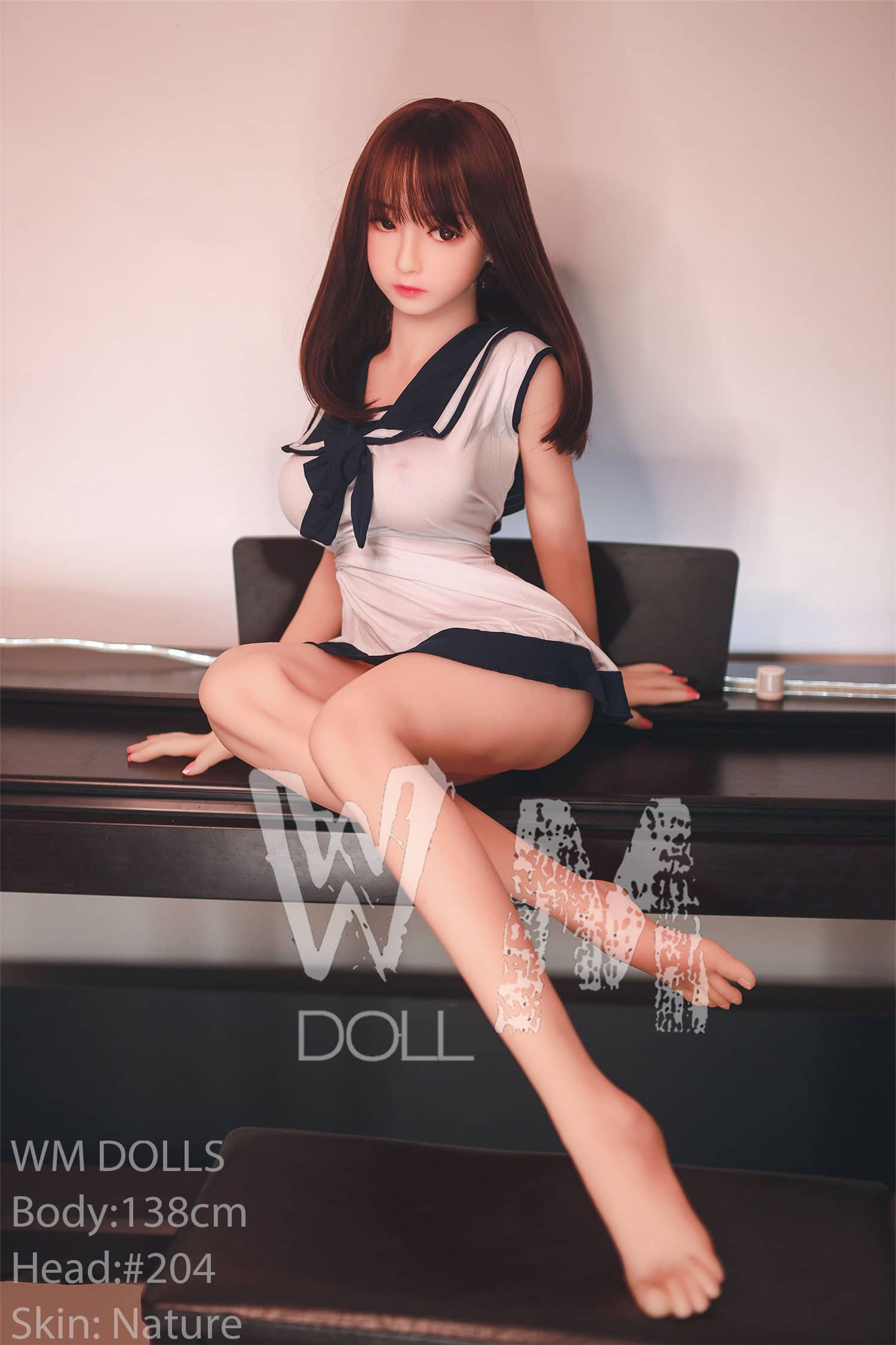 WM Doll 138cm STPE Small Breasts - Scarlett WM DOLL Littlelovedoll