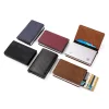 New Magnetic Self-elastic Card Holder Ultra-thin Aluminum Alloy Anti-theft Card Holder Men's Business Multi-functional Wallet
