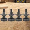 4PCS Adjustable Leveling Feet Furniture Levelers for Cabinets Sofa Tables Chairs