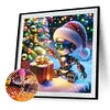 (50*50cm)Christmas Robot - Full Round Drill Diamond Painting