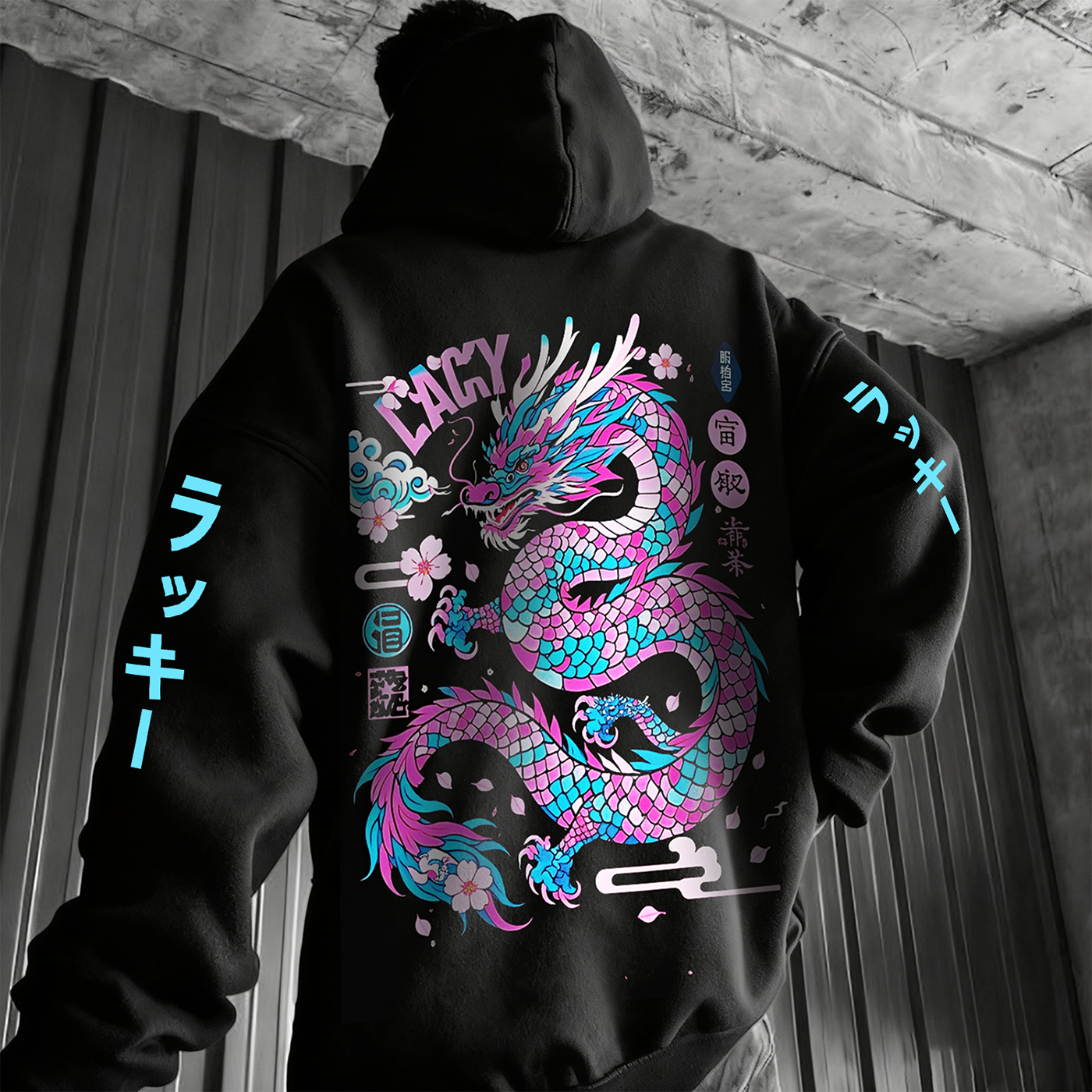 Samurai Warrior Graphic Hoodie for Men - Perfect for Casual Wear and Festive Occasions