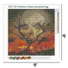 Skull Face  | Full Round Diamond Painting Kits