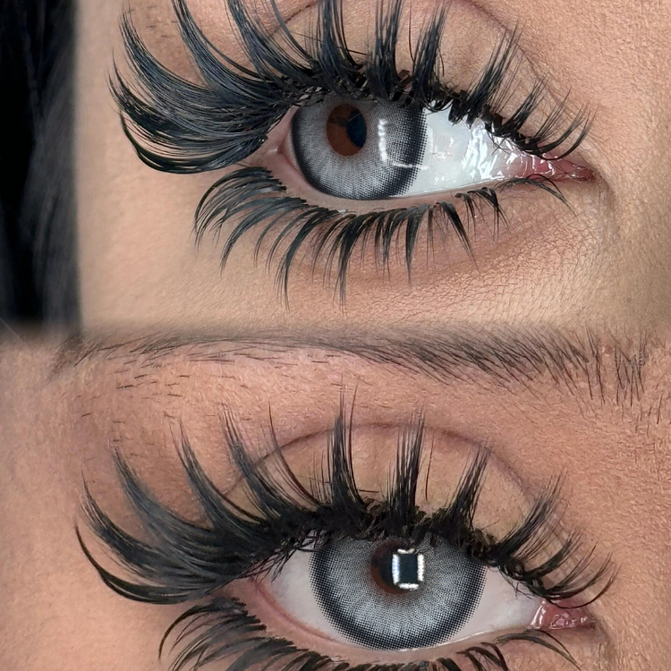 【PRESCRIPTION】 【1 DAY】 2 PCS | NAGINI Grey Colored Contact Lenses