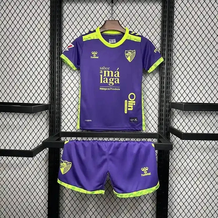 24-25 Málaga CF Away Football Shirt for Kids