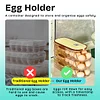 Multi Layer Drawer Style Egg Storage Box Automatic Rolling Stackable Egg Dispenser Kitchen Fresh Keeping Box Storage Artifact