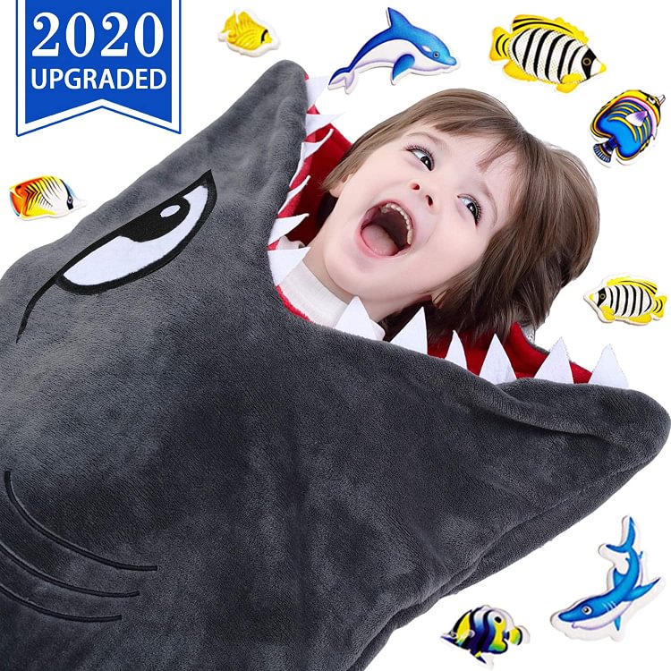 Cozy Baby Shark Tails Blanket for Kids-Mayoulove