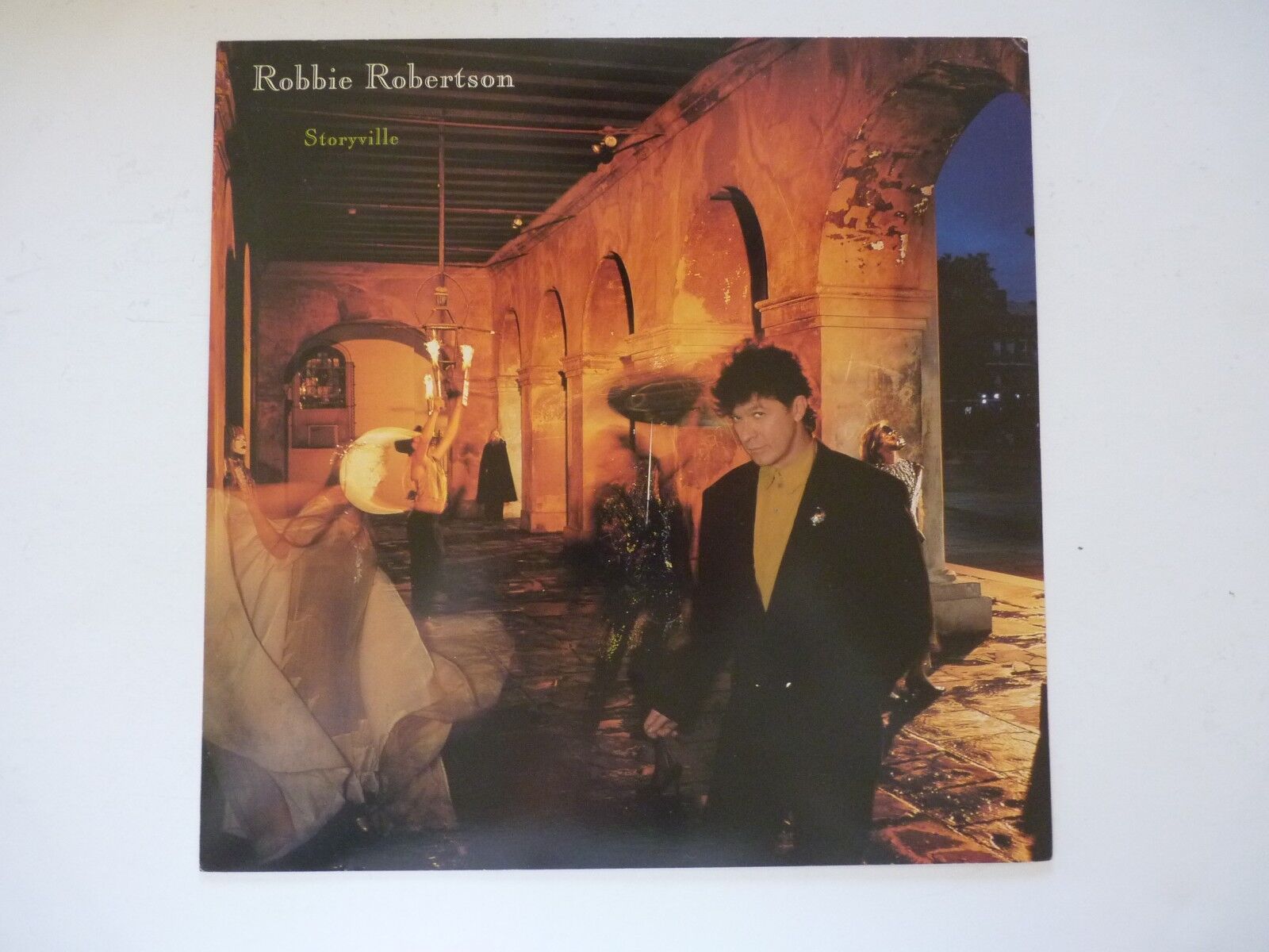 Robbie Robertson Storyville LP Record Photo Poster painting Flat 12x12 Poster
