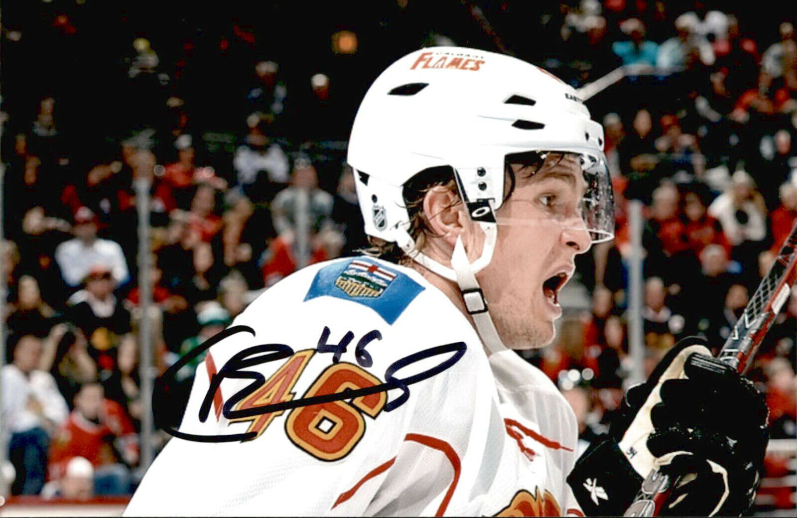 Carter Bancks SIGNED autographed 4x6 Photo Poster painting CALGARY FLAMES #2