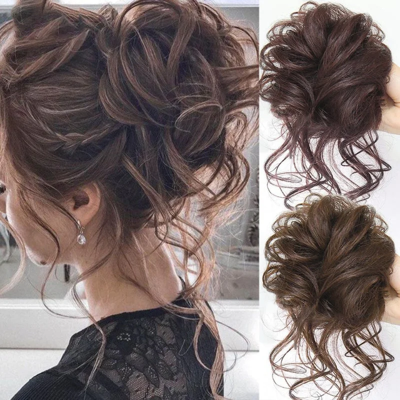 Messy Curly Hair Bun - 🔥Buy 5 Get Extra 20% OFF