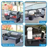 Side Window Backseat Hanging Organizer with Cup Holder Car Side Door Storage Box