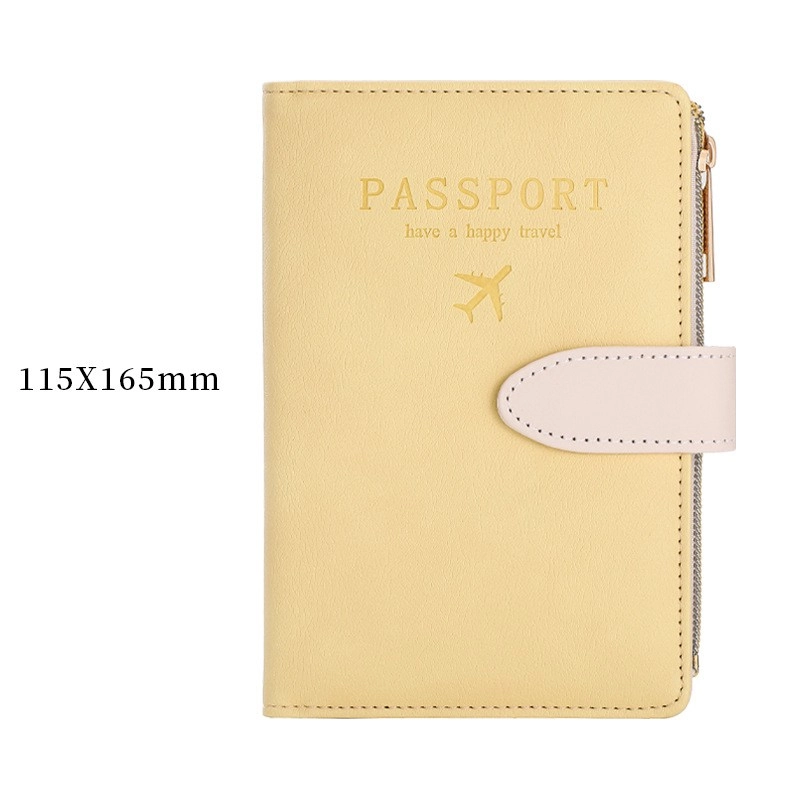 Unisex Letter Airplane Pu Leather Zipper Hidden Buckle Wallets