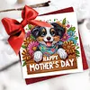 uk.everydayedeals 6Pcs DIY Diamond Painting Greeting Card - Mothers Day Dog