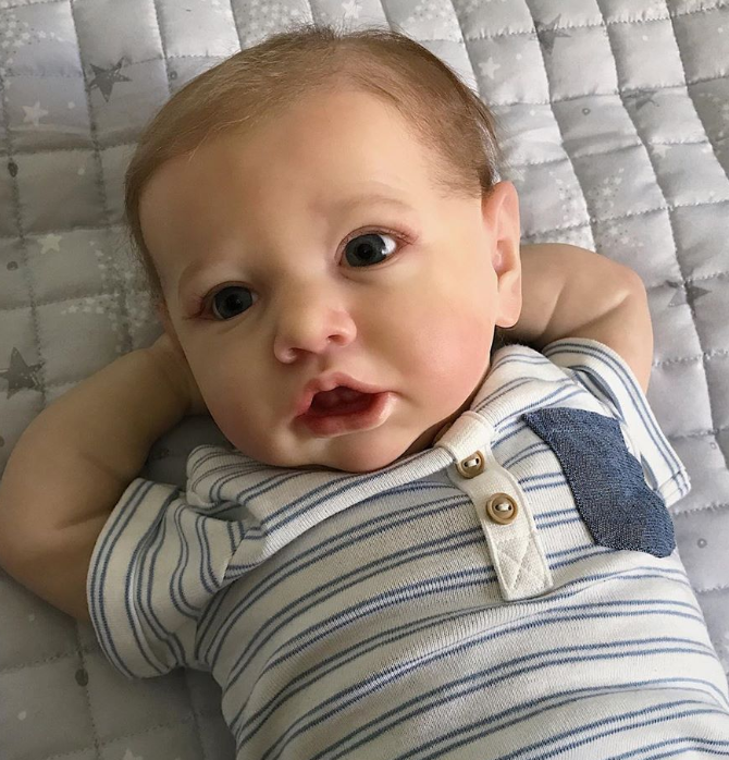 20'' Look Real Sarai Truly Awake Reborn Toddler Baby Boy Doll for Nursing Play 2023 by Creativegiftss® -Creativegiftss® - [product_tag] Creativegiftss®