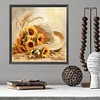 Diamond Painting-Square AB Drill Sunflower And Hat(45*45CM)