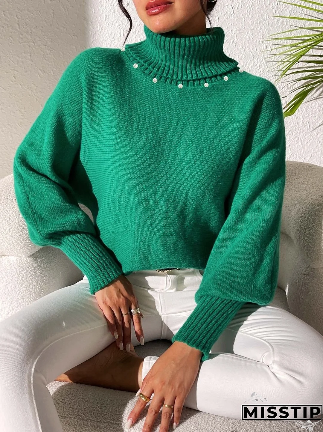 Turtleneck Long Sleeve Sweater