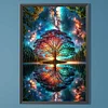 Diamond Painting-DIY Full Round Drill Colorful Abstract Tree(40*60CM)