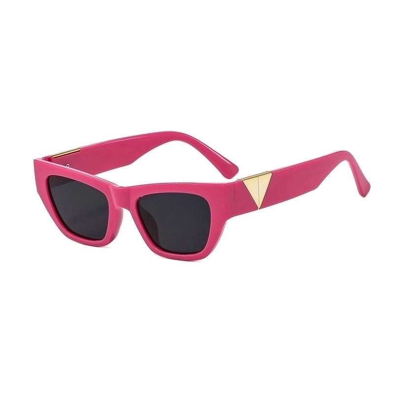 Vacation Cool Style Solid Color Ac Square Full Frame Women's Sunglasses