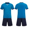 Customized football uniform suit men's and women's adult children's short-sleeved jersey light plate printing number Training Competition team uniform group purchase