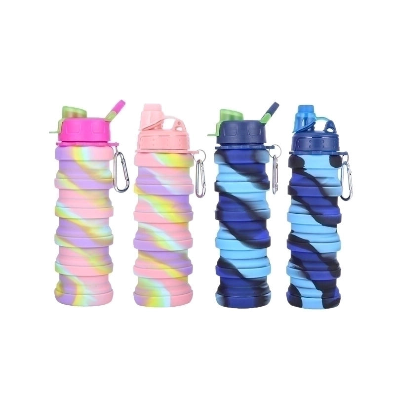 Fashion Camouflage Silica Gel Water Bottles