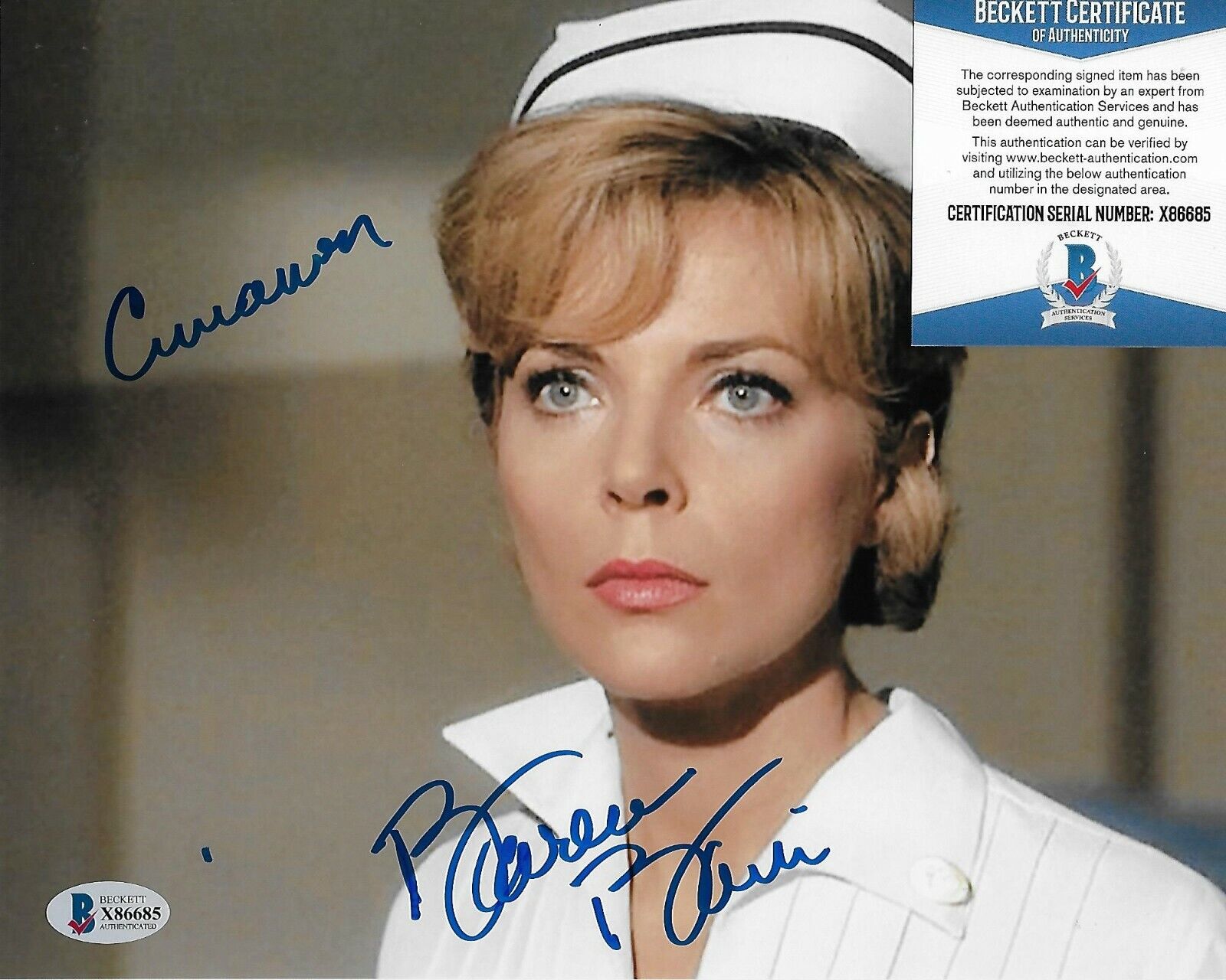 Barbara Bain Mission Impossible Original 8X10 Photo Poster painting w/Beckett COA #5