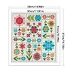 Jigsaw Puzzle May Garden-14CT Stamped Cross Stitch Egyptian Cotton 38*41cm/14.96*16.14in tapestrymarket