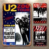 3PCS U2 - Ensemble de panneaux en m&eacute;tal(20*30cm/30*40cm) - Musique