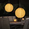 12 inch LED Round Solar Lantern Pendant Waterproof for Decoration