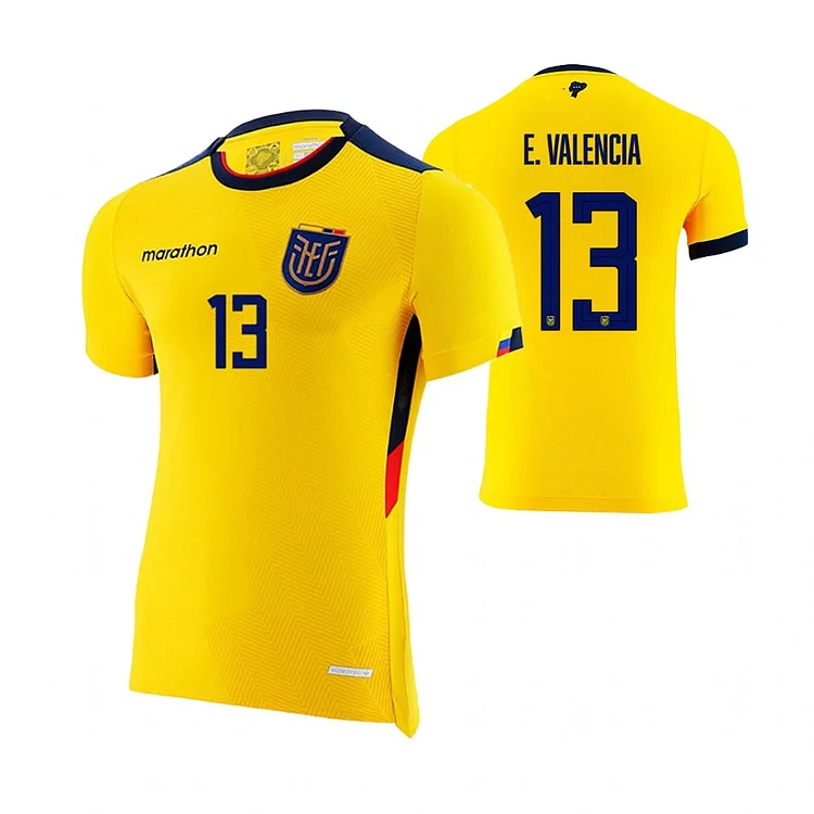 Ecuador Enner Valencia 13 Home Shirt Kit World Cup 2022