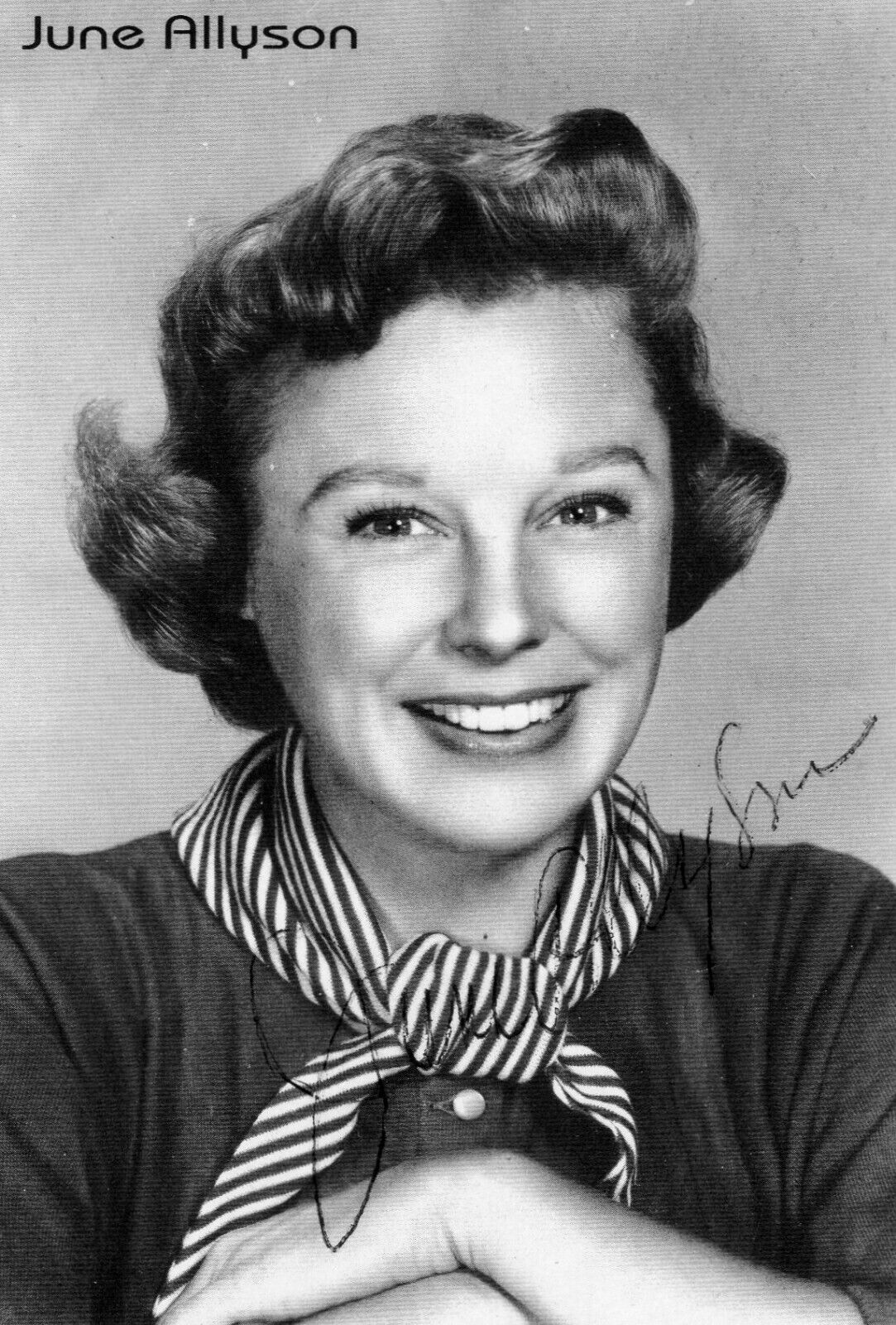 JUNE ALLYSON Deceased AUTOGRAPH, GLENN MILLER, LITTLE WOMEN