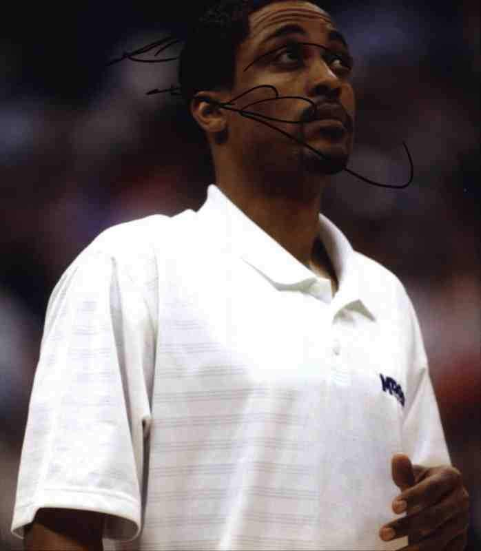 Rod Strickland signed NBA basketball 8x10 Photo Poster painting W/Certificate Autographed 002