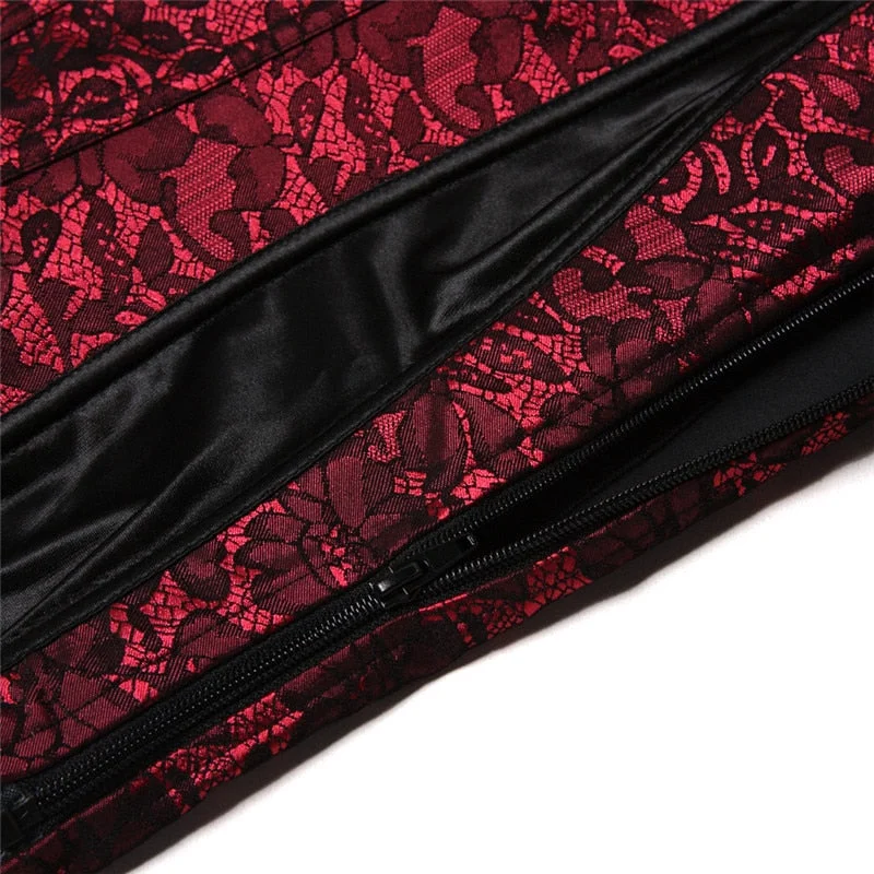 womens shoulder straps corset overbust top jacquard corset bustier exotic corselet lingerie brocade plus size costumes fashion