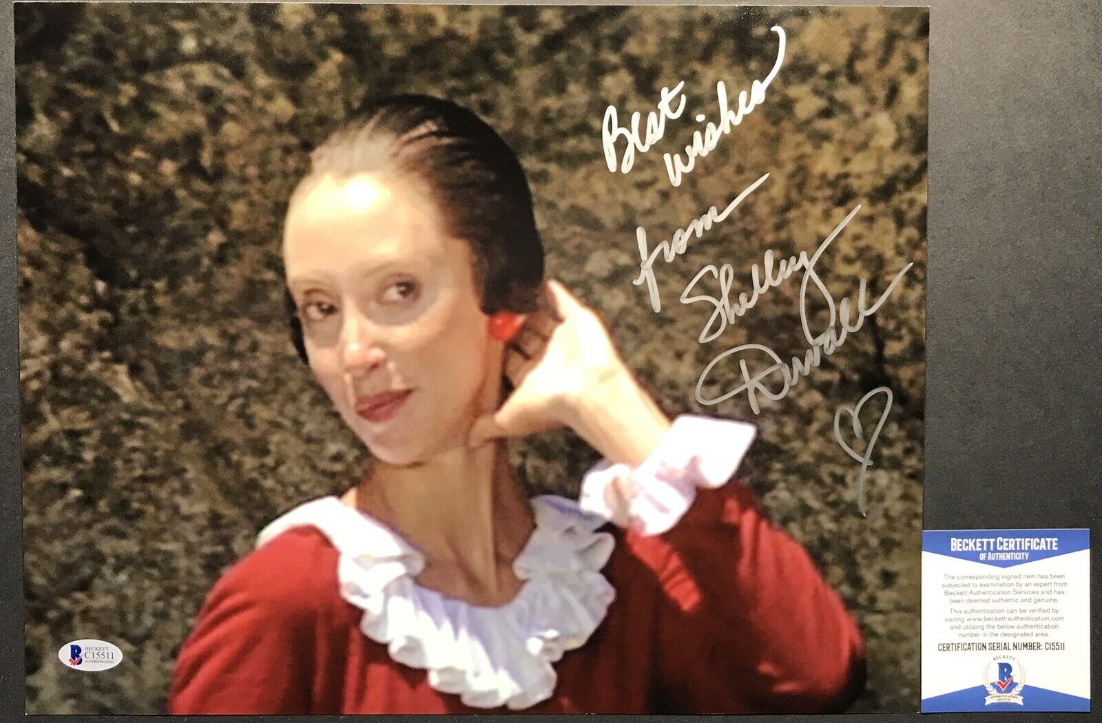 RARE!!! Shelley Duvall OLIVE OYLE POPEYE Signed 11x14 Photo Poster painting #1 Beckett BAS