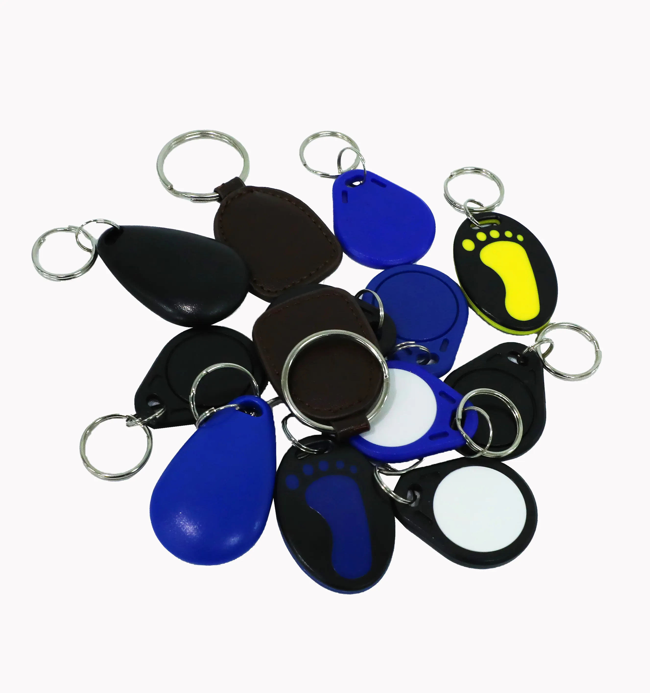 RFID Key Fobs 13.56MHz Proximity NFC Tags NFC 215 Keyfob Tag for all NFC Products