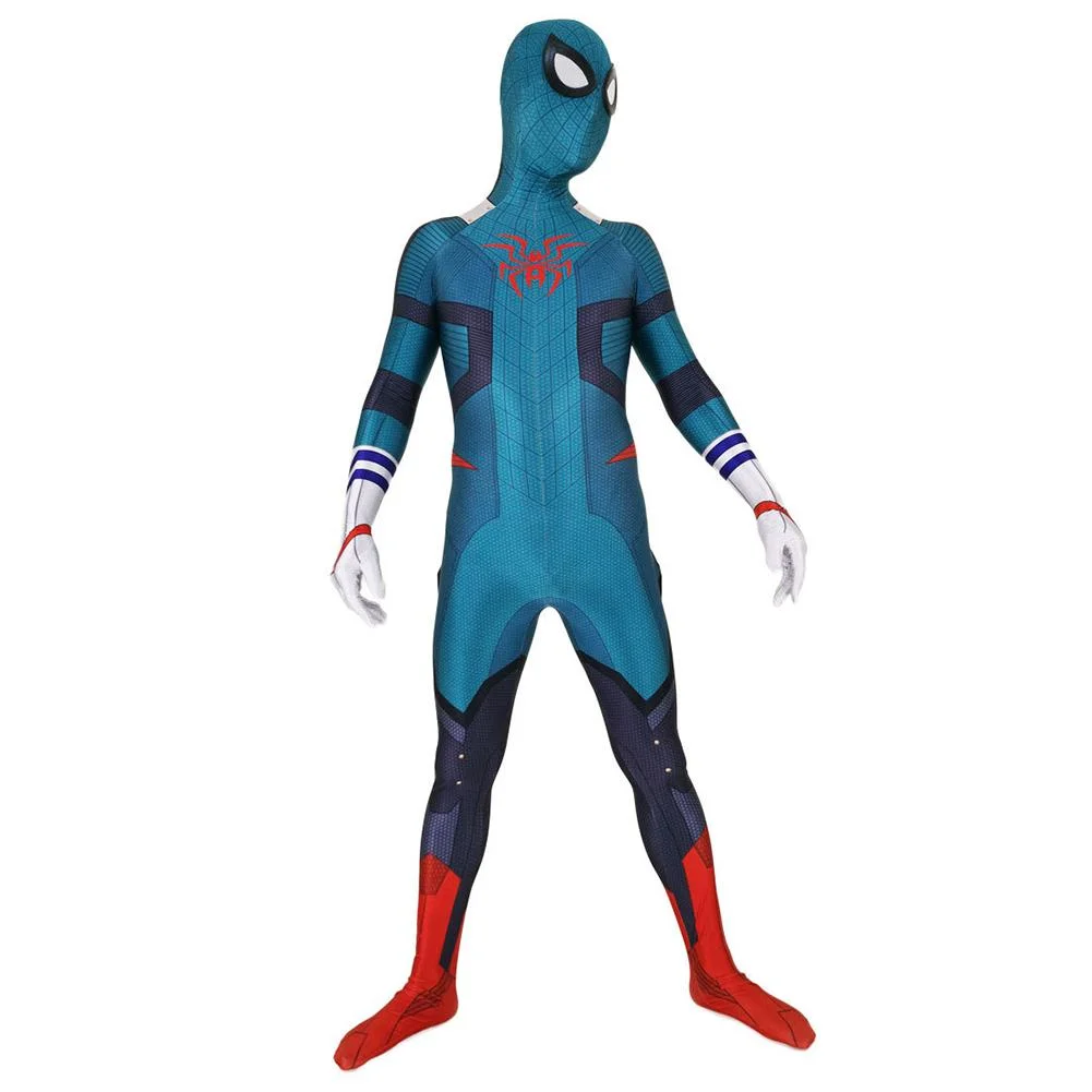 Adult My Hero Academy Midoriya Izuku Spiderman Jumpsuit Costume