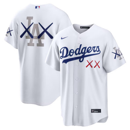 Youth Los Angeles Dodgers Nike x KAWS White Stadium Jersey