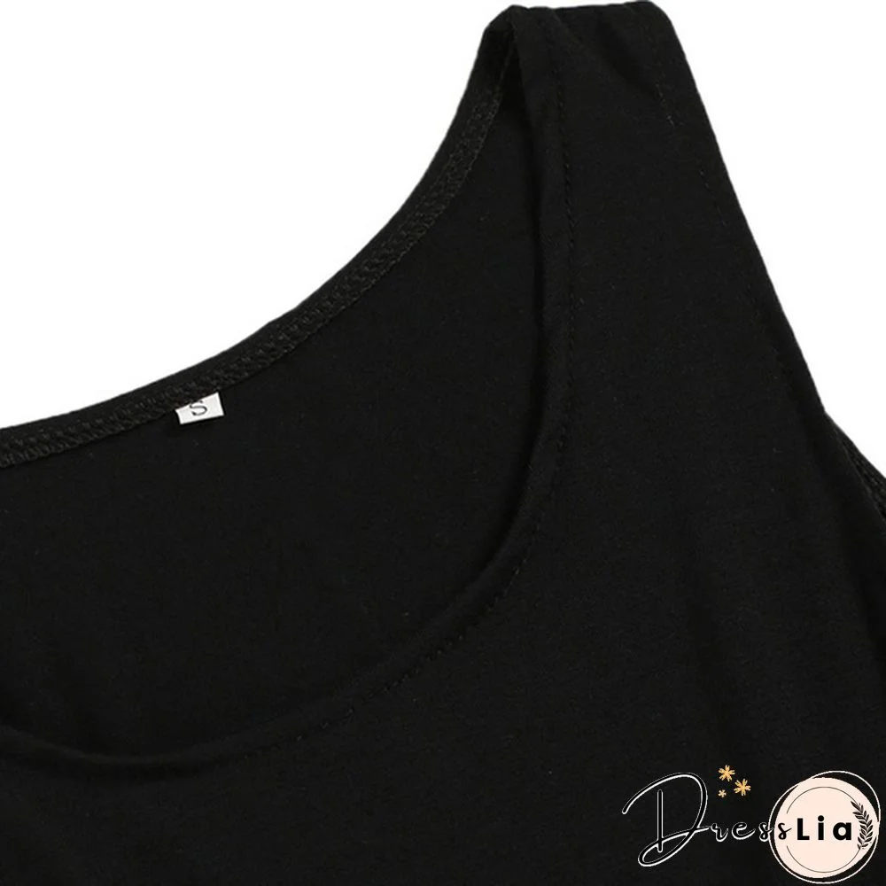 Women Print Patchwork Sundress Sleeveless A-Line Mini Cocktail Dress