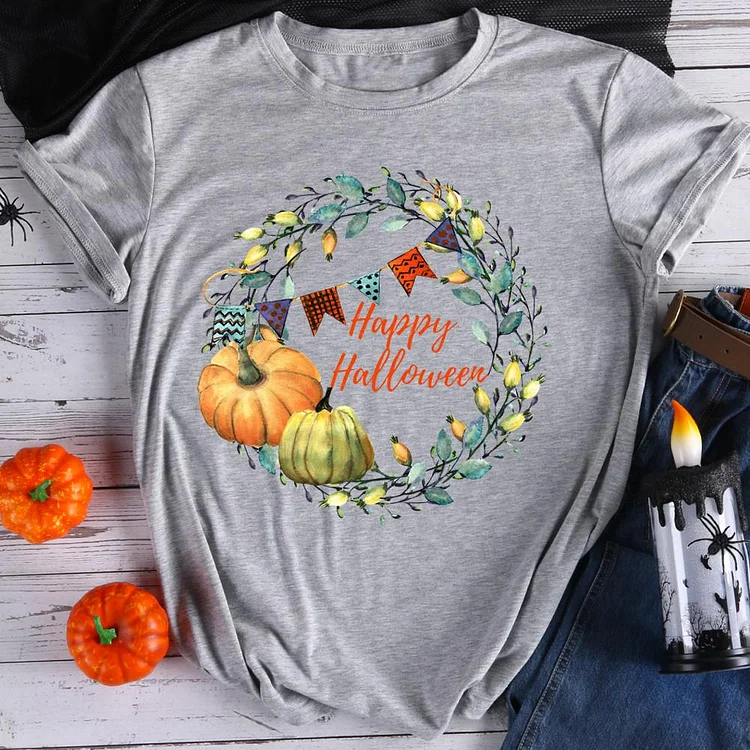 Happy Halloween pumpkin  T-Shirt Tee-07362