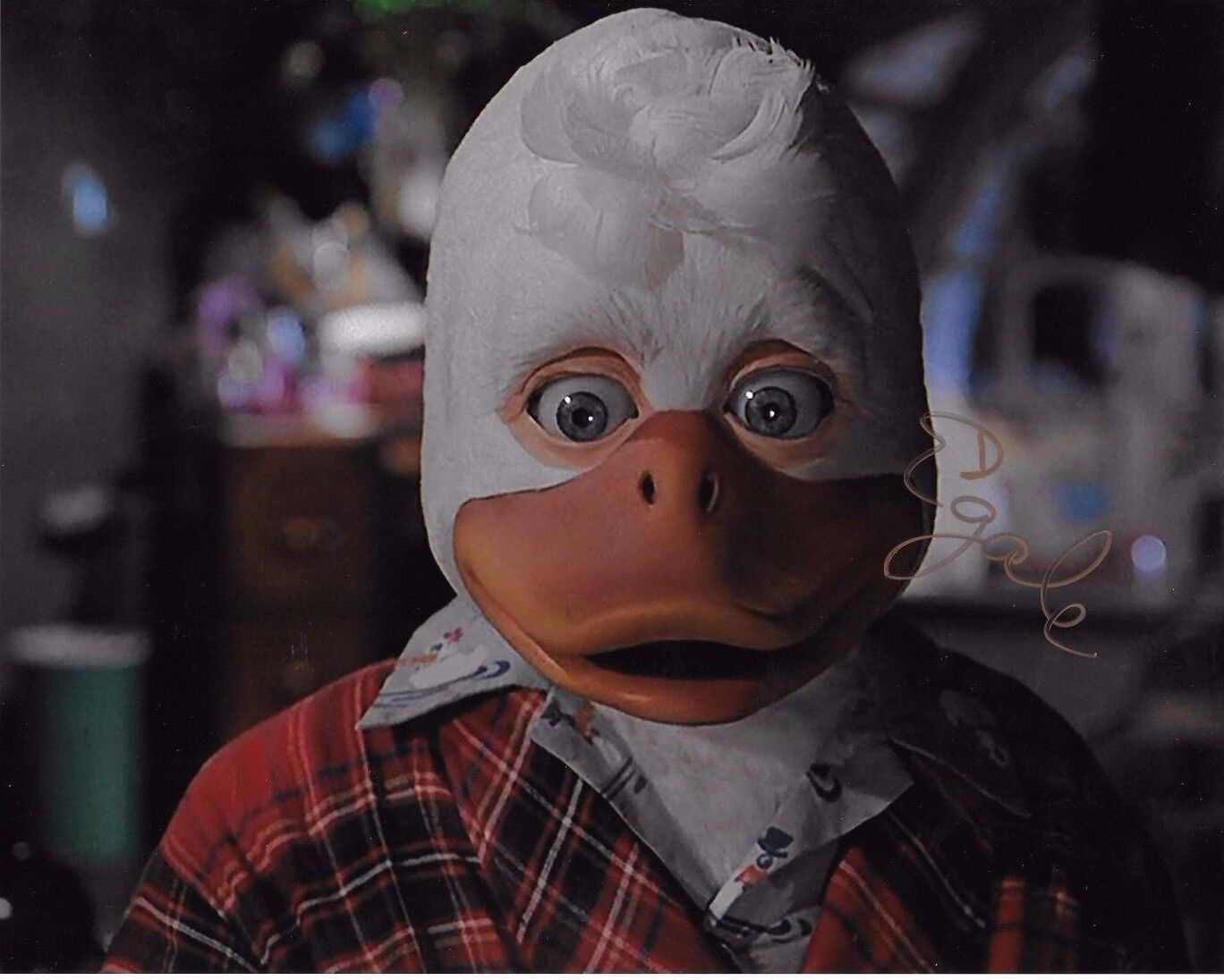 Ed Gale Signed 8x10 Photo Poster painting - HOWARD THE DUCK - RARE!!! H407