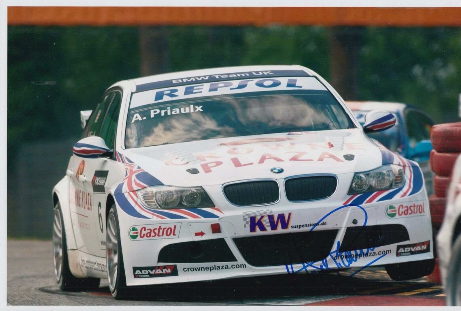 Andy Priaulx Hand Signed 12x8 Photo Poster painting Touring Cars Autograph BMW Racing 14